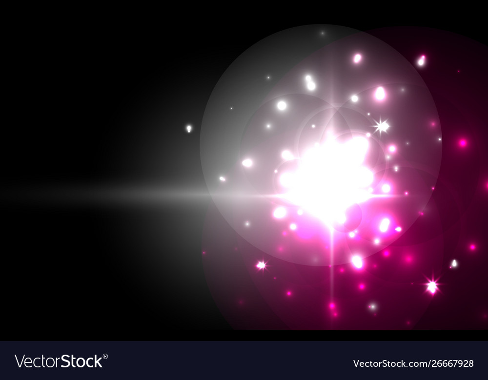 Glowing neon light holiday decoration Royalty Free Vector