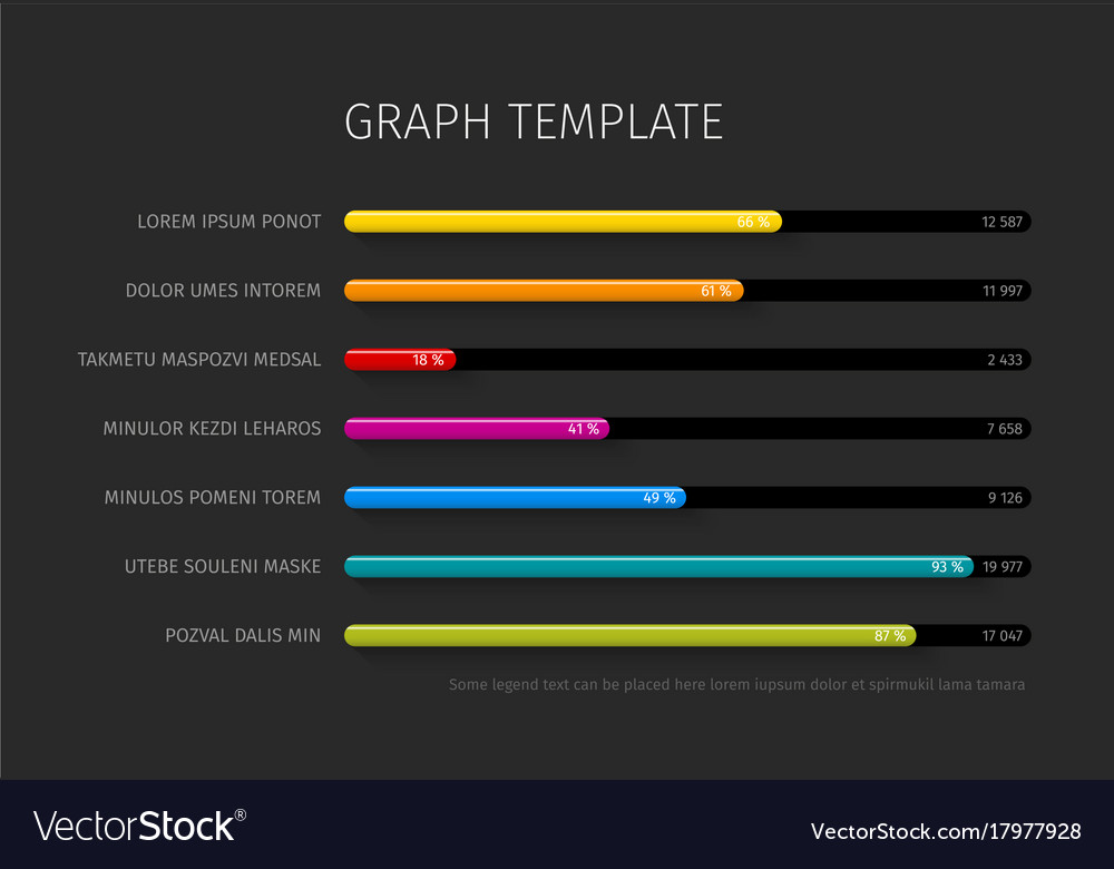 Horizontal Column Graph Template