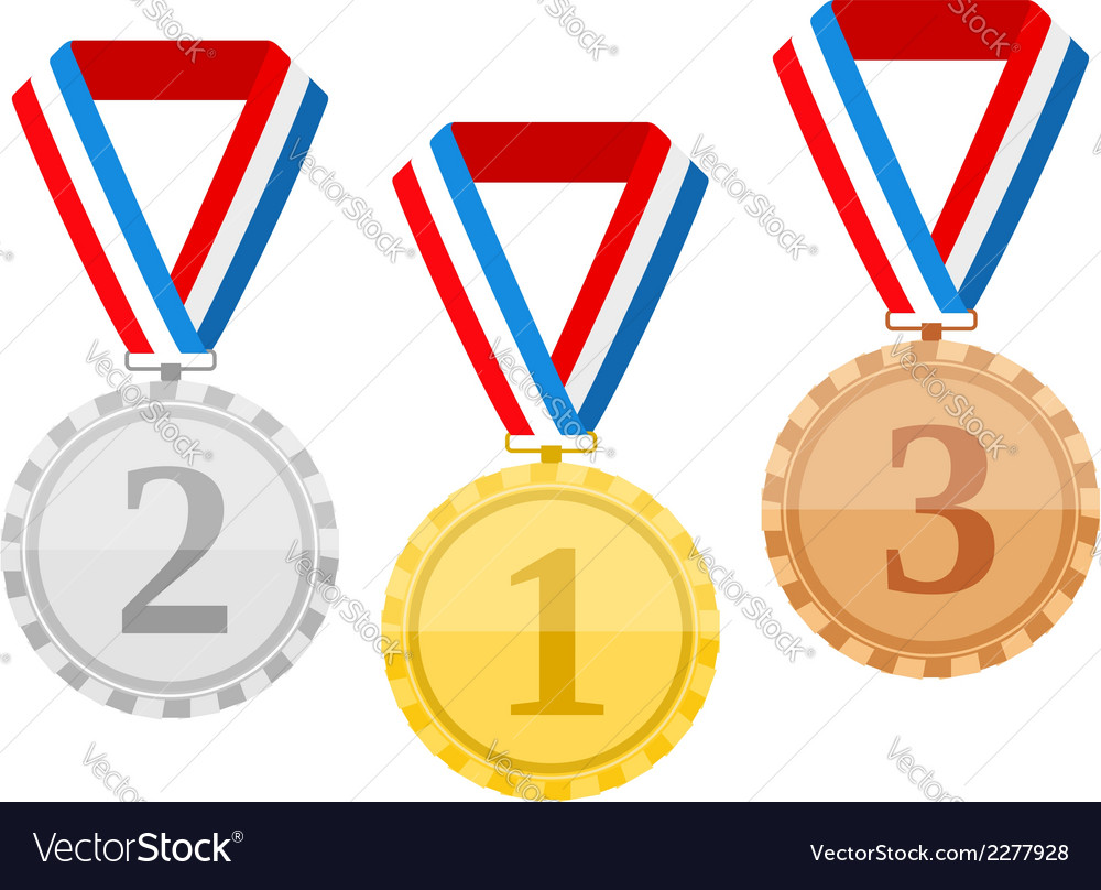 Medals Royalty Free Vector Image - VectorStock