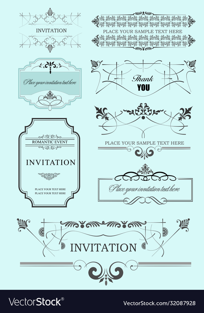 Ornate Frames & Decorative Elements