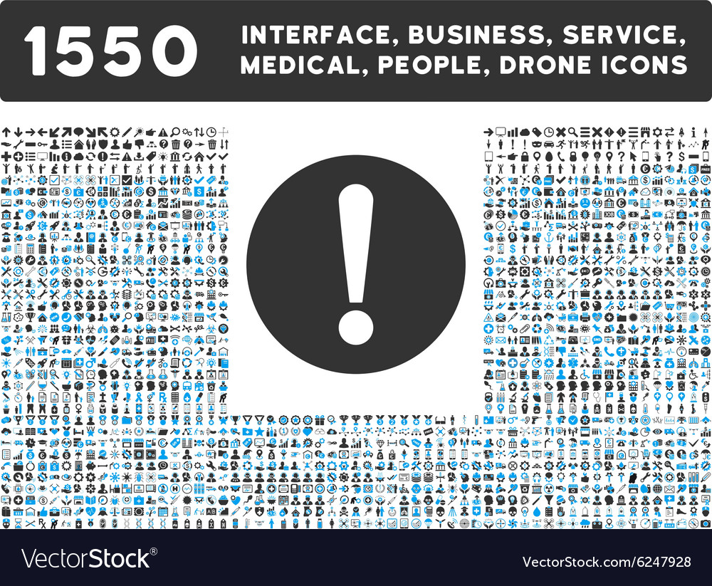 Problem icon and more interface business tools