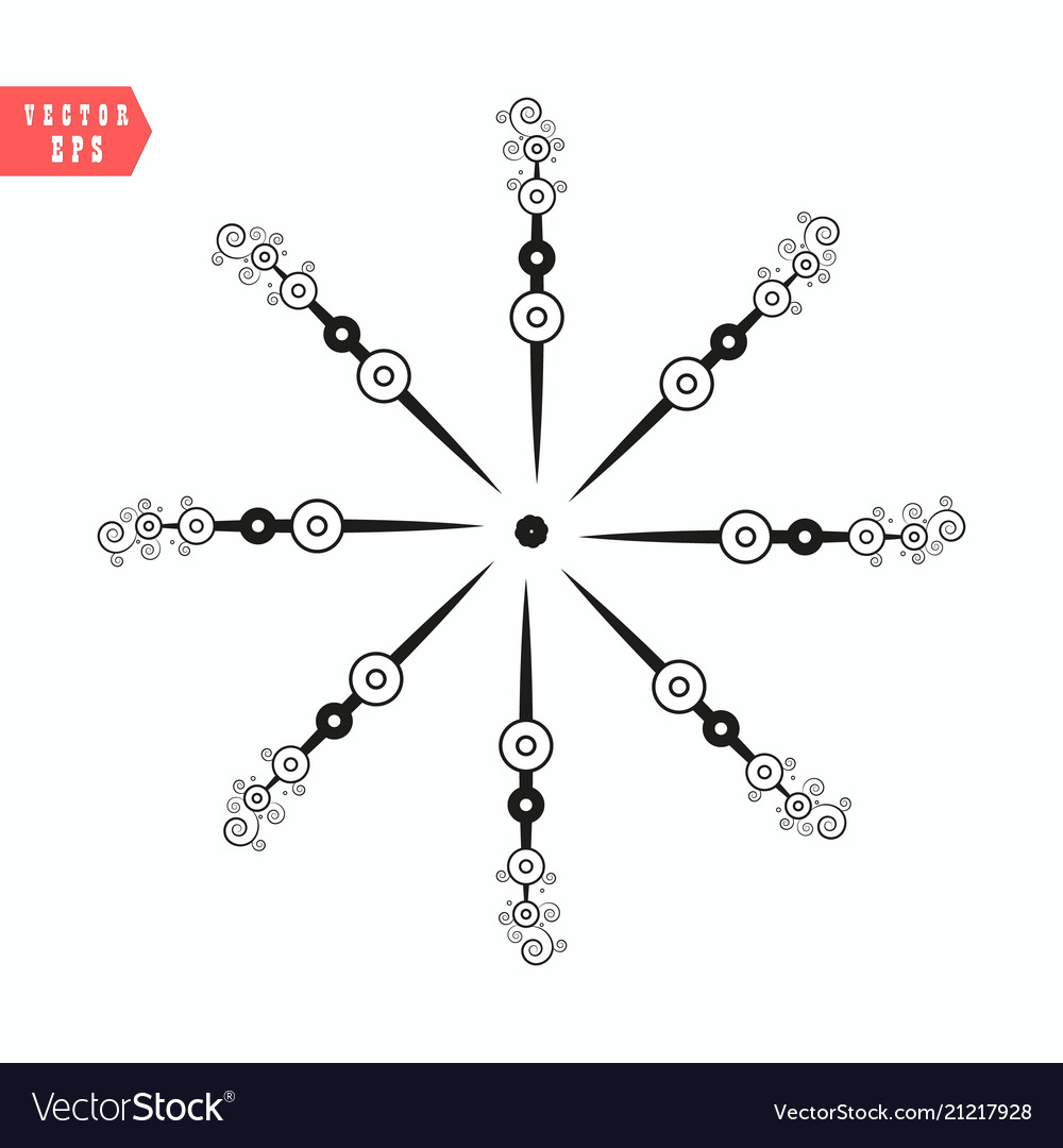 Snowflake icon simple flat single color Vector Image Snowflake icon simple flat single color