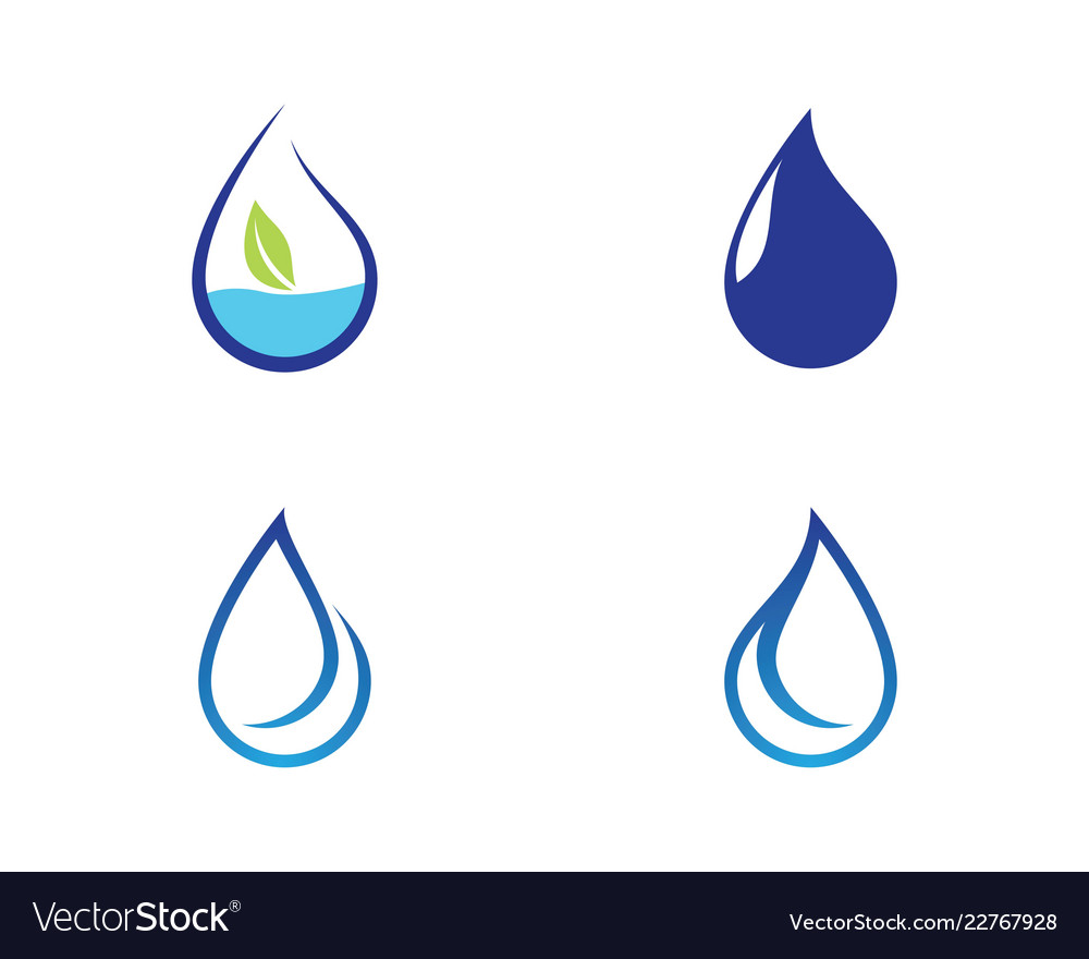 Water drop symbol