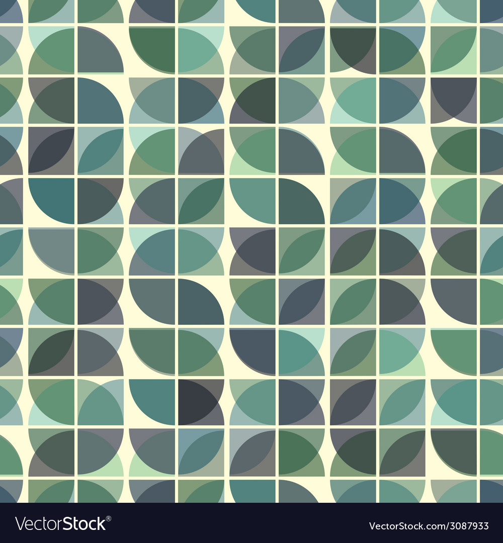 Abstract mosaic retro seamless pattern