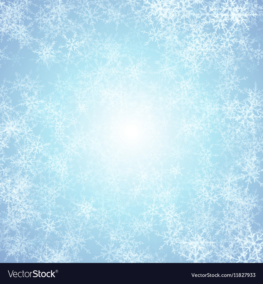 Christmas background with ice effect