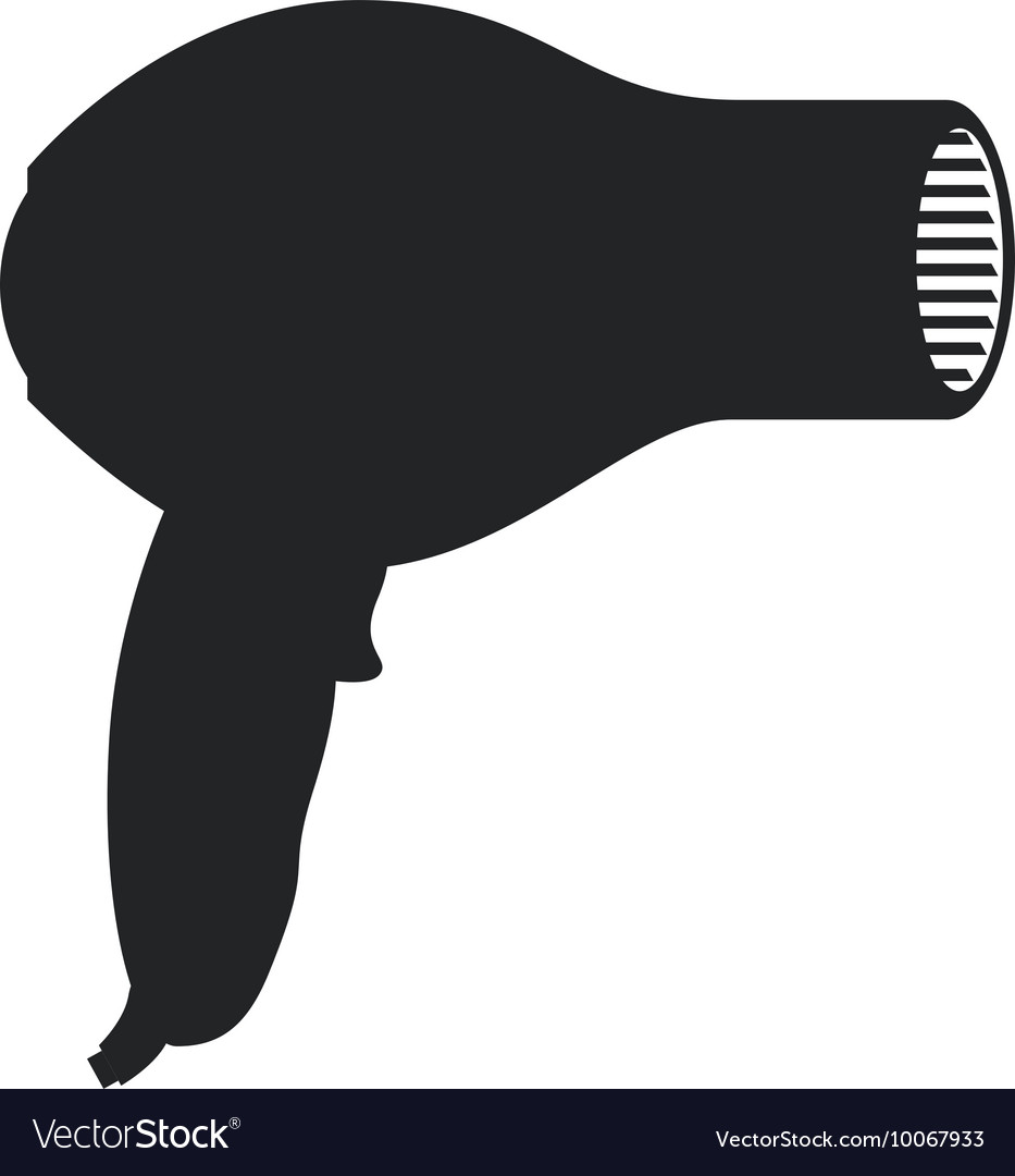 Dryer Icon Hair Salon And Barber Shop Design Vector Image