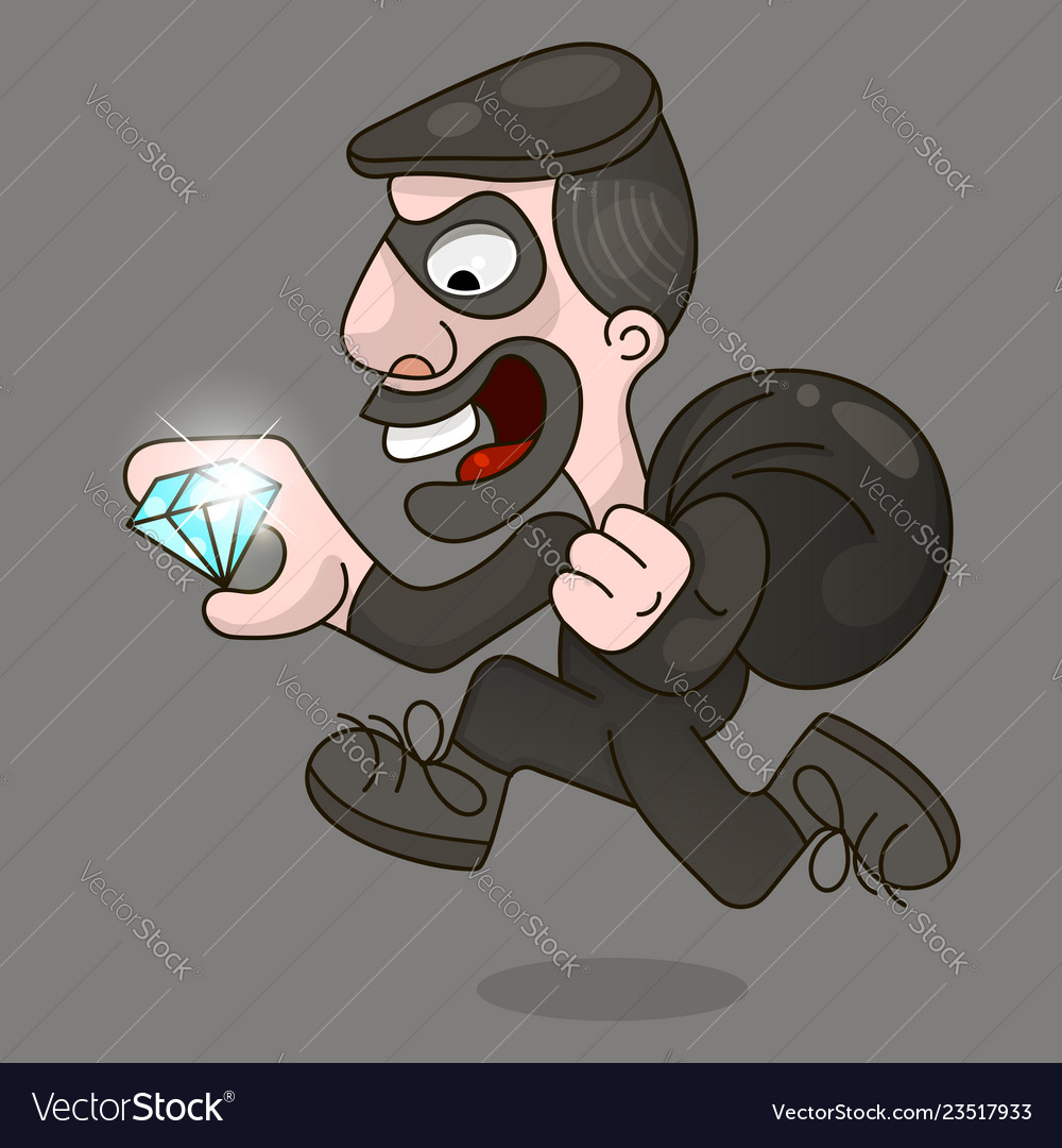Hacker internet security concept thief icon