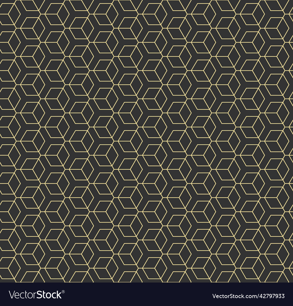 Seamless cube pattern for textiles texture vector image Seamless cube pattern for textiles texture