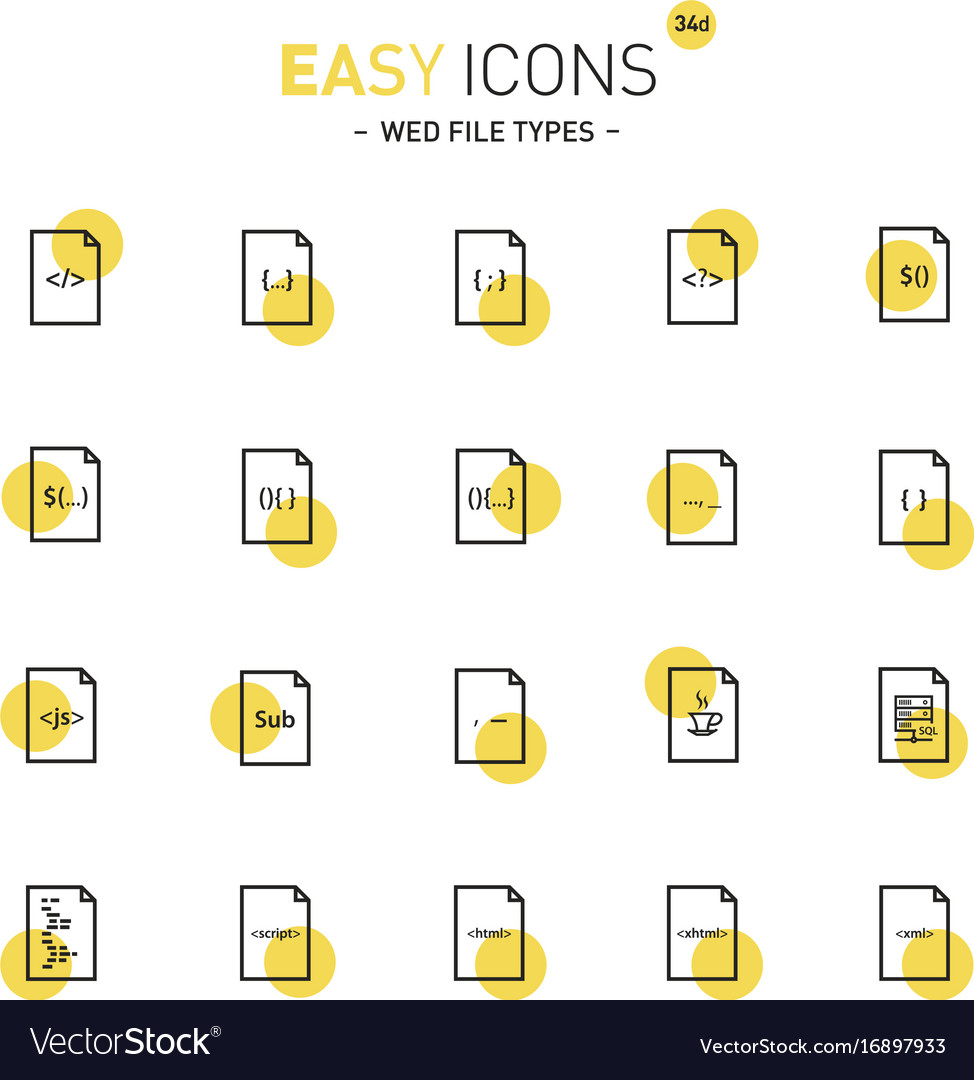 Web File Type Icons