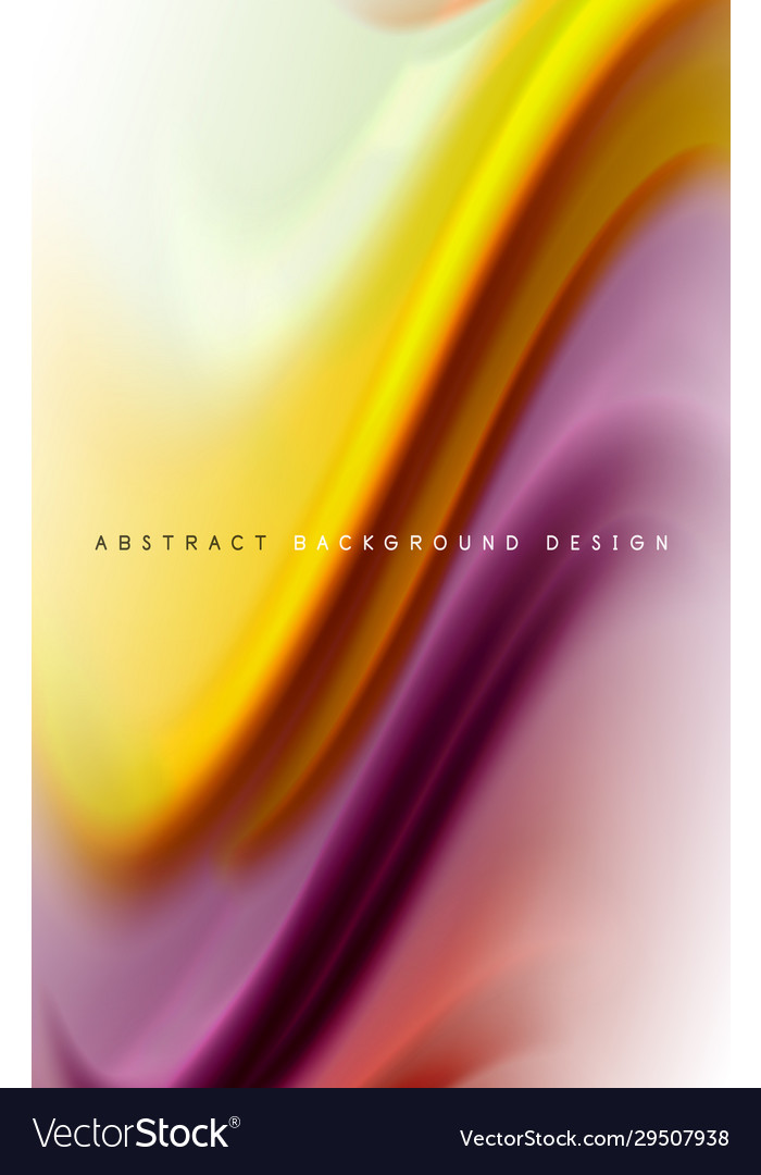 Abstract background - fluid color gradient waves Vector Image Abstract background - fluid color gradient waves