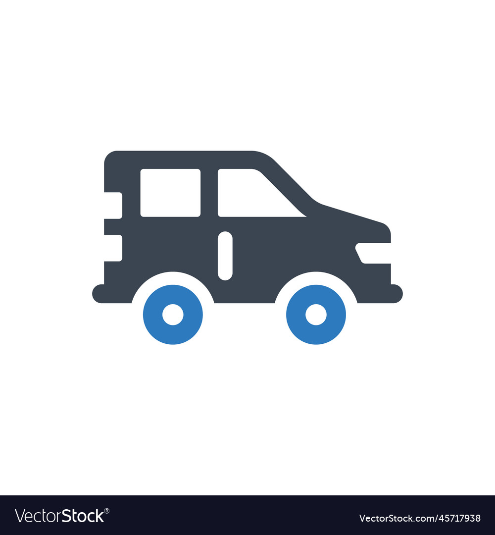 Automobile vehicle icon Royalty Free Vector Image