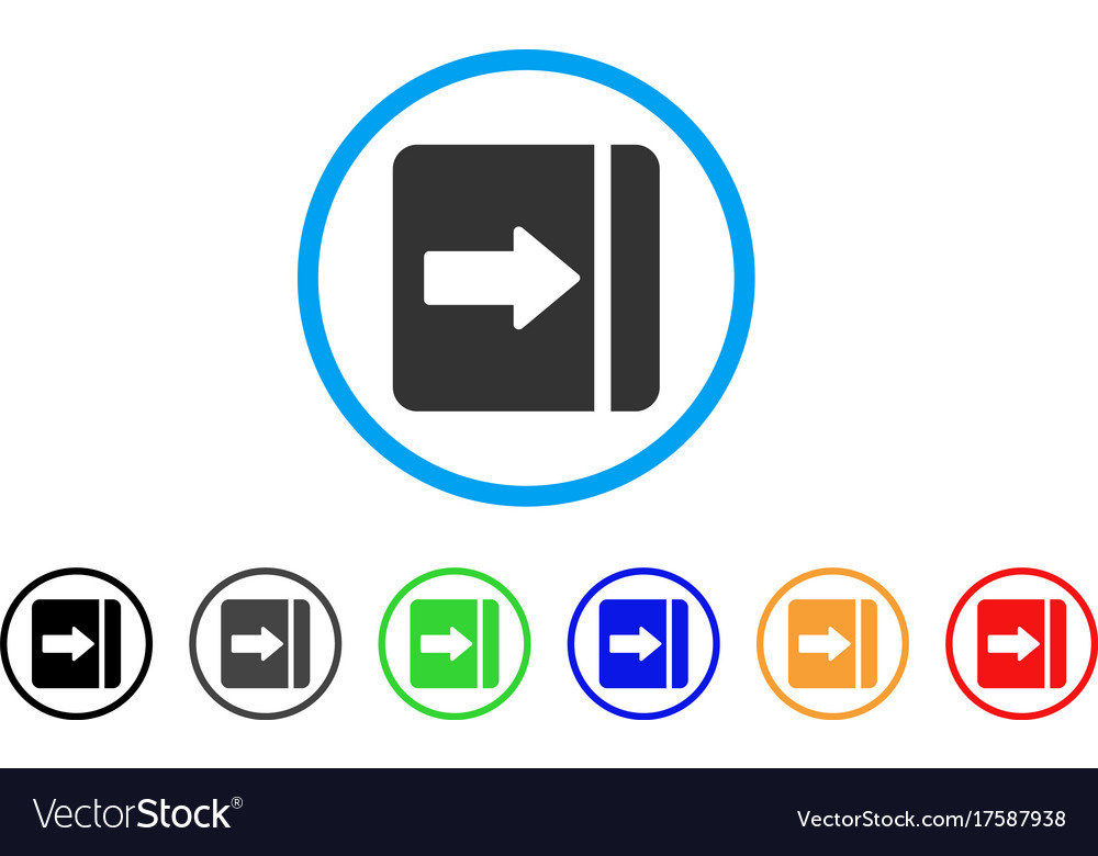 Expand menu right rounded icon