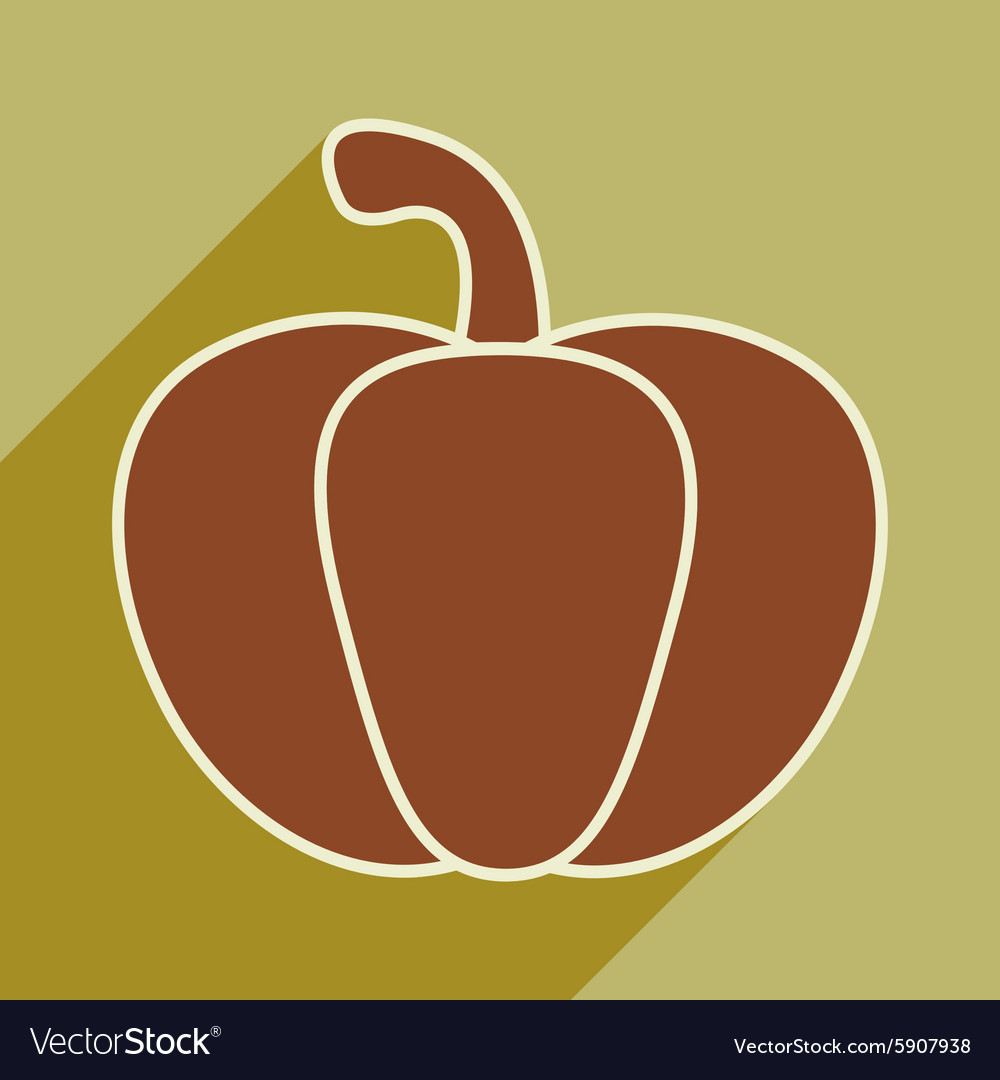 Flat with shadow icon and mobile application