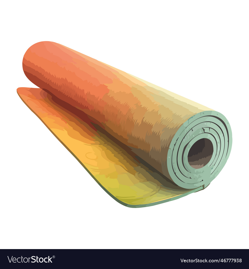 Gym mat equipment Royalty Free Vector Image - VectorStock