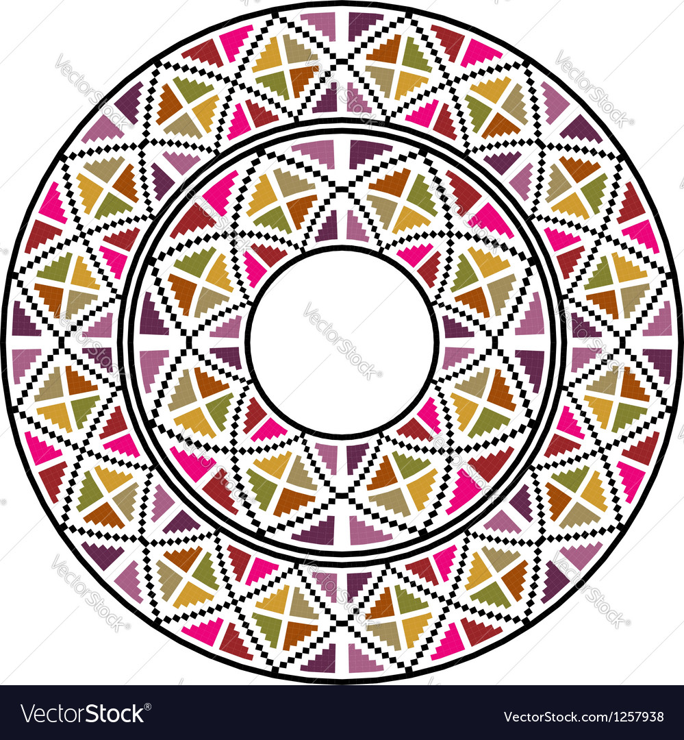 Inca Geometric Pattern Background