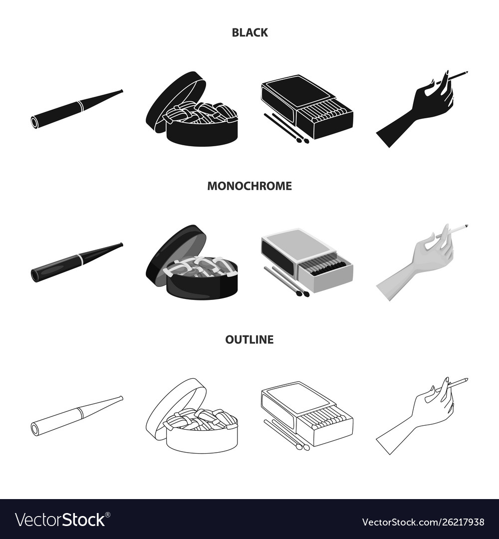 Isolated object refuse and stop symbol set vector image Isolated object refuse and stop symbol set