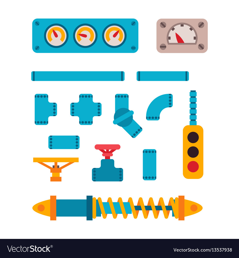 Machine parts different mechanism