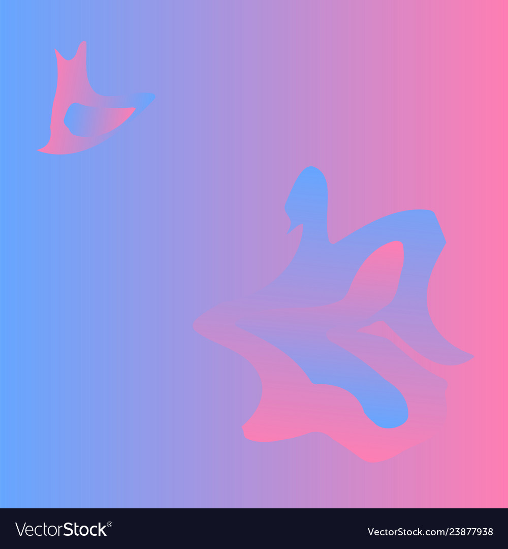 Pink gradient background with abstract color blots vector image Pink gradient background with abstract color blots