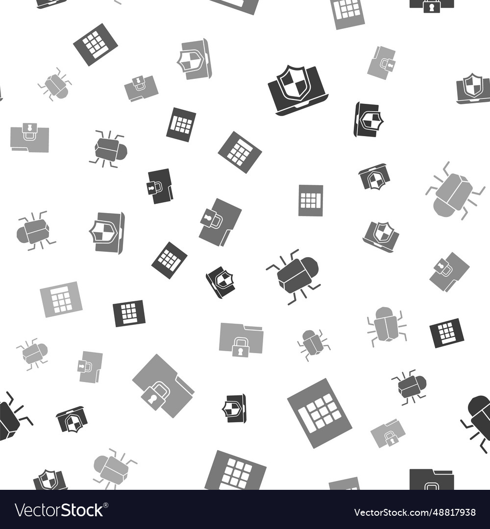 Set laptop protected with shield password vector image Set laptop protected with shield password