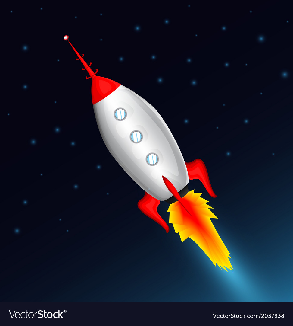 Space ship Royalty Free Vector Image - VectorStock