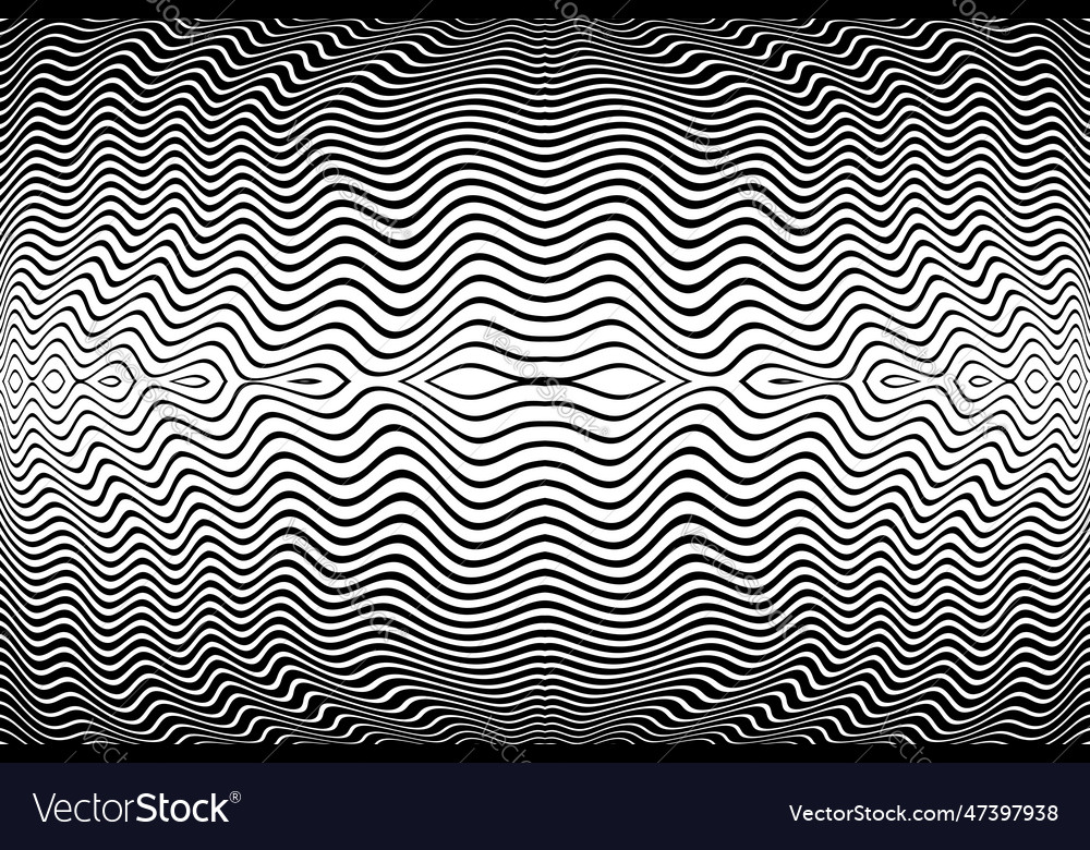 Wavy lines pattern