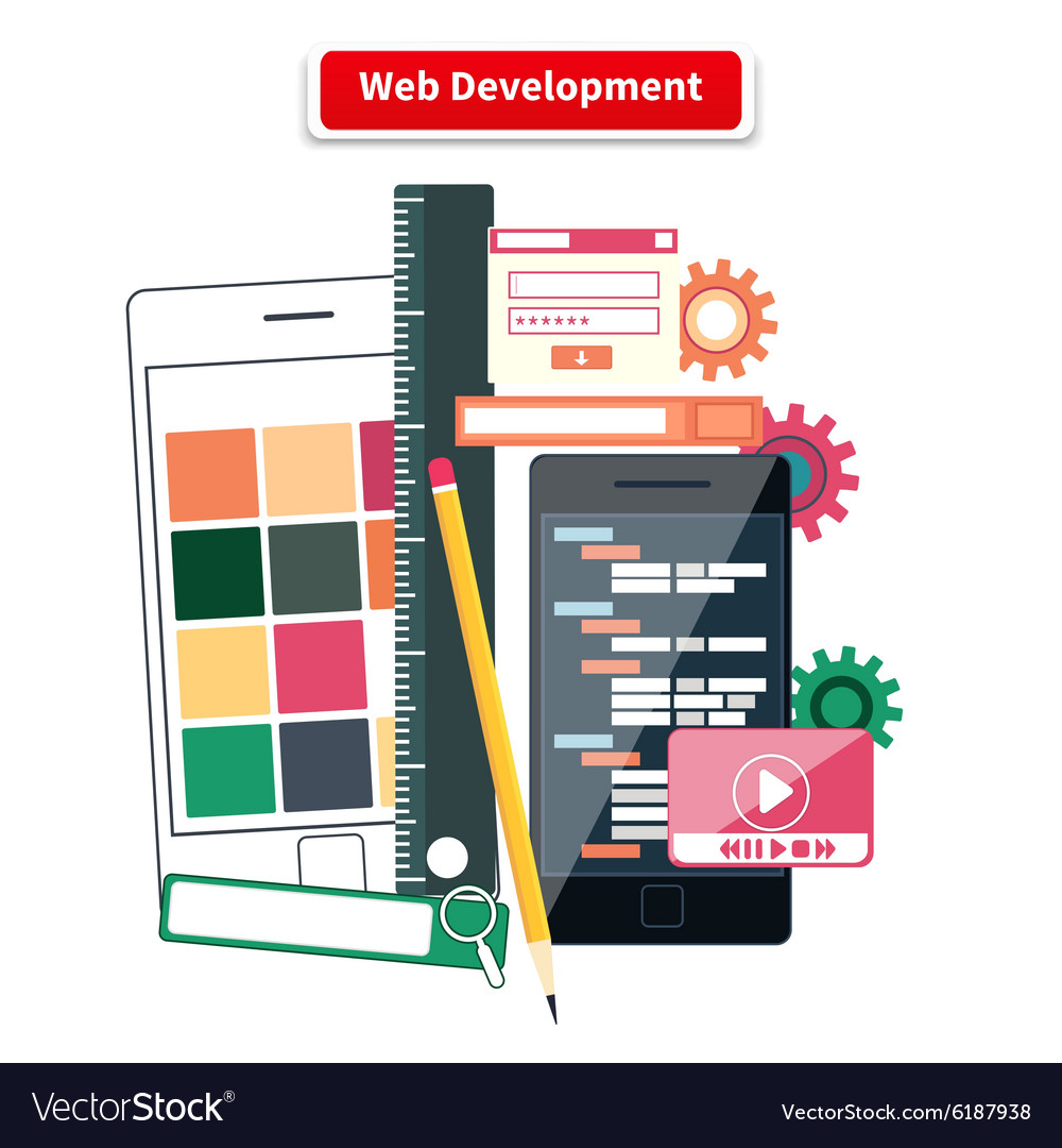Web development concept