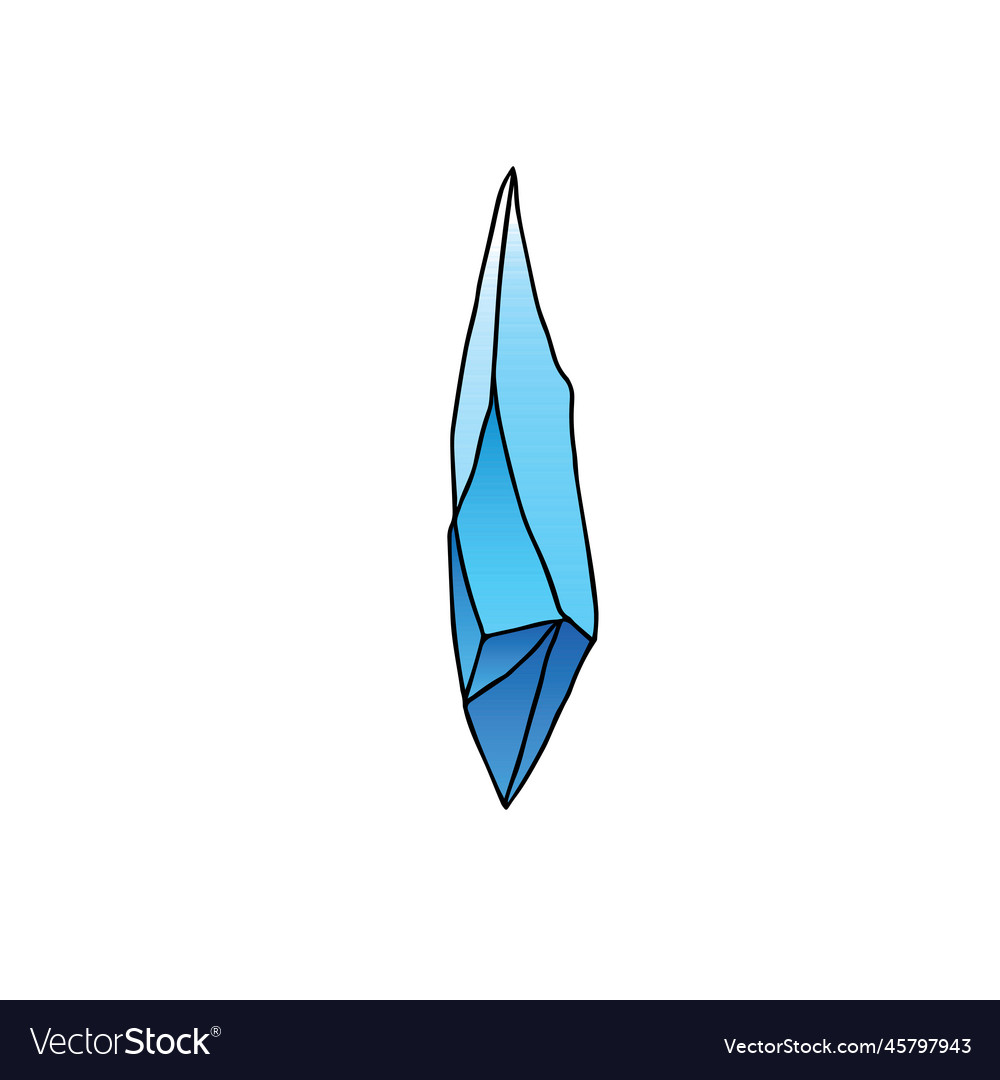 Crystal Gemstone Icon - UI Element