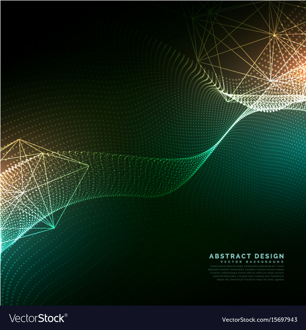 Digital Particle Flow Cyber Background