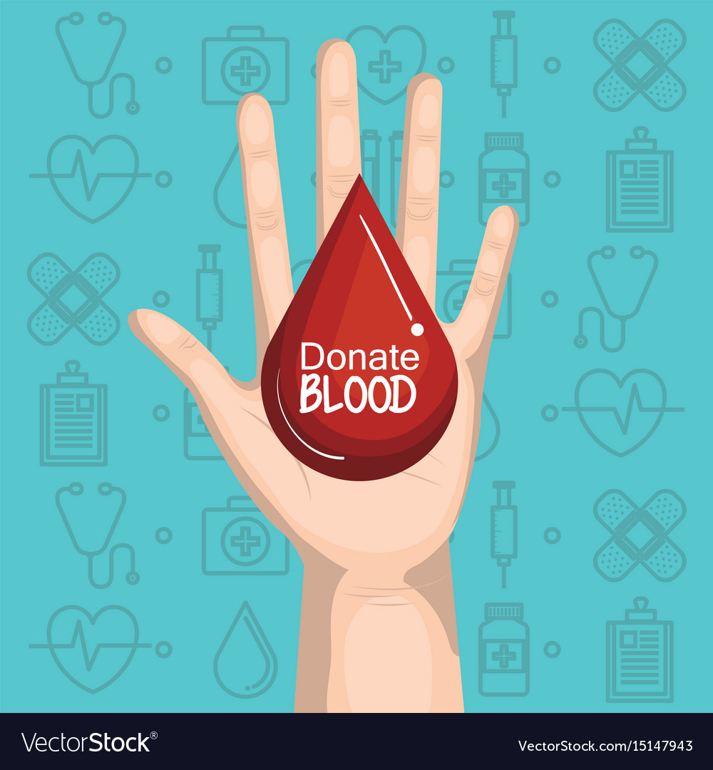 Donating blood design