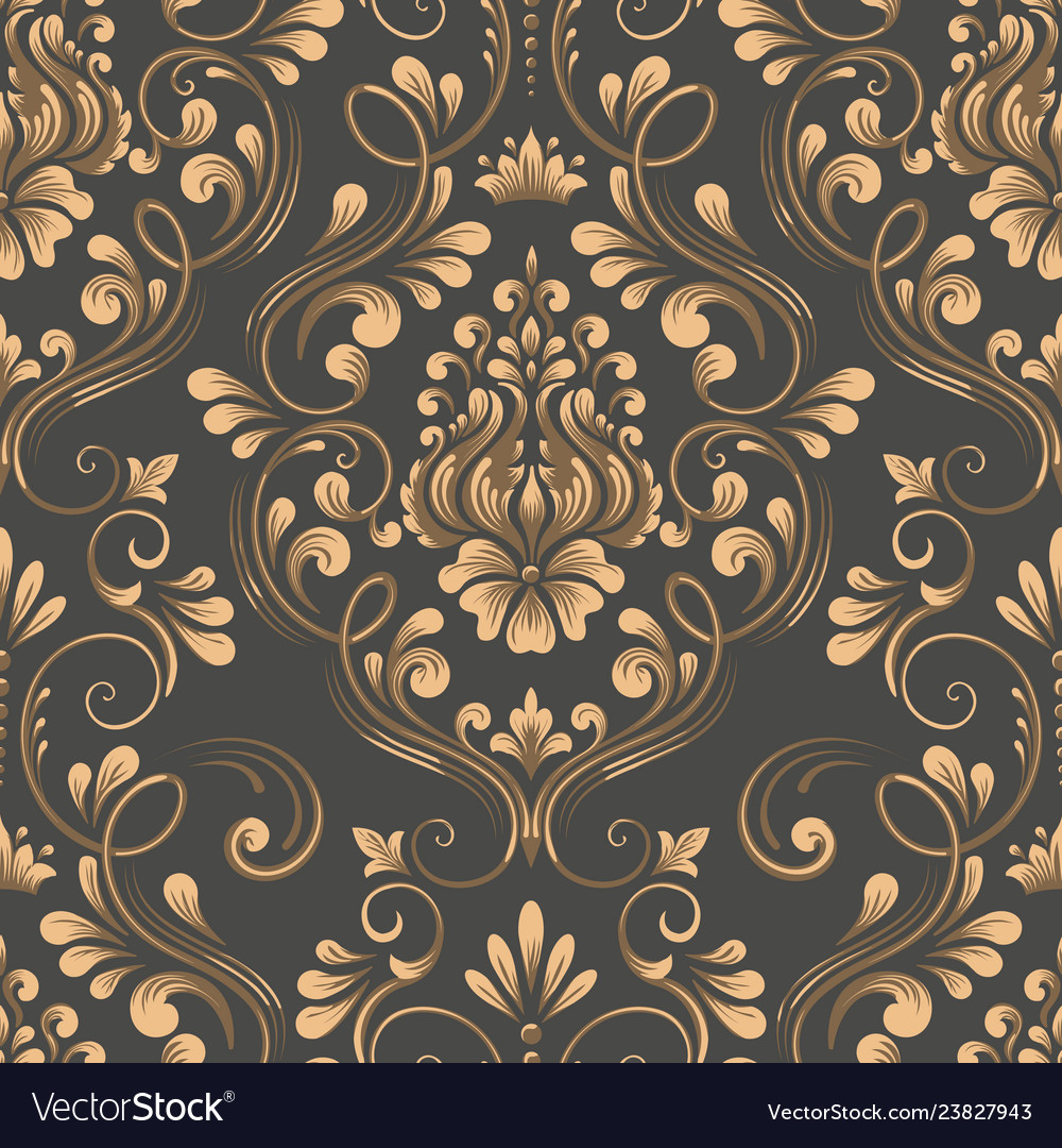 Elegant Damask Floral Pattern