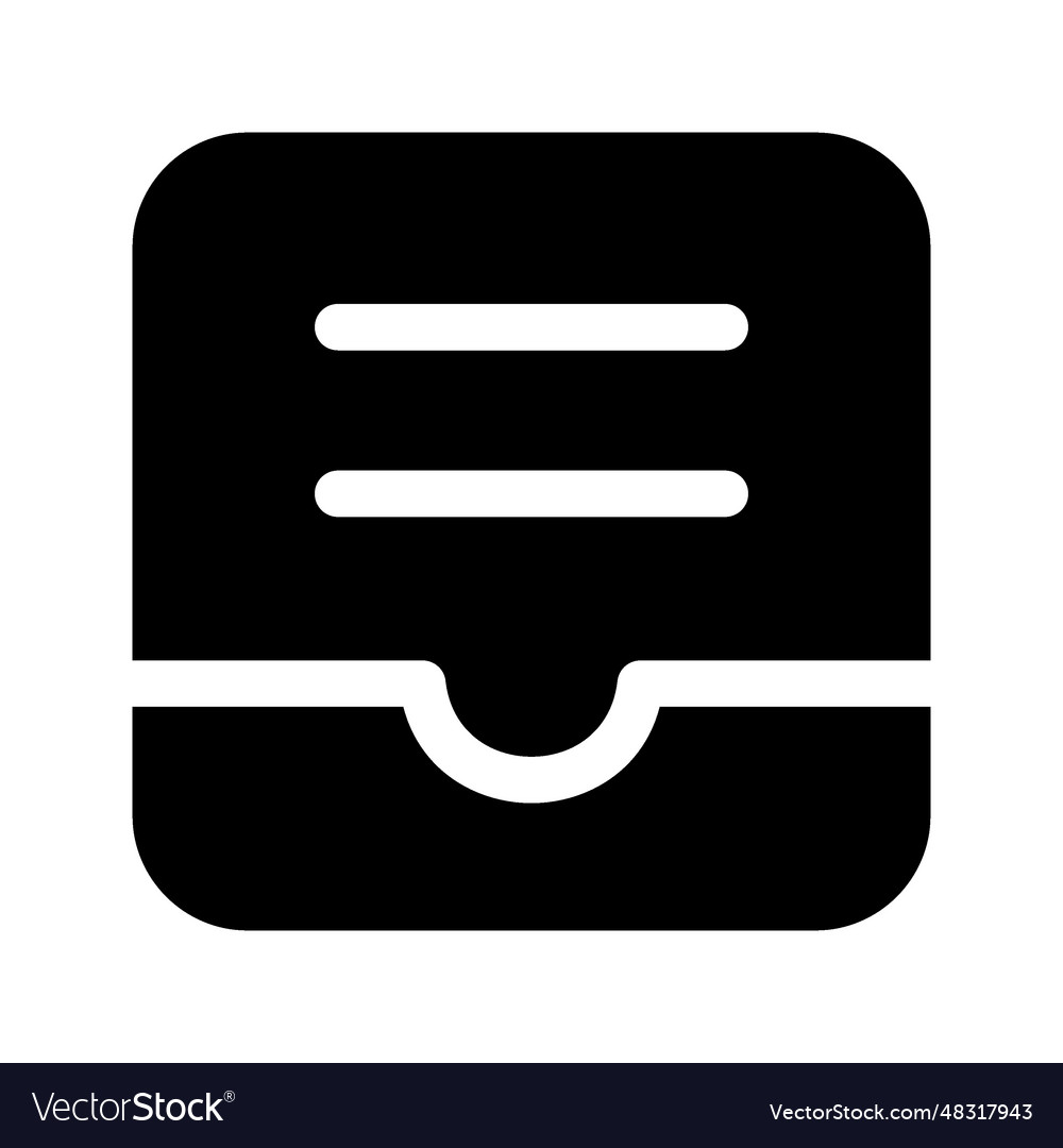 Inbox icon vector image Inbox icon
