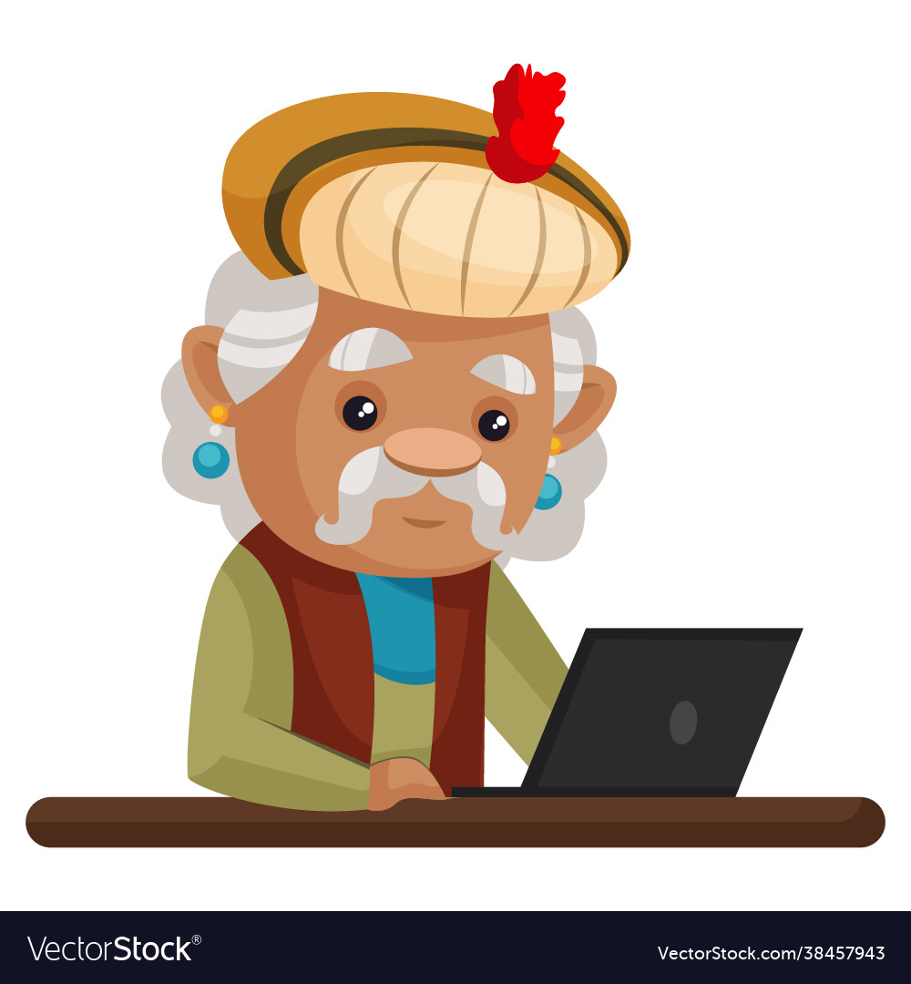 King akbar cartoon character Royalty Free Vector Image King akbar cartoon character Royalty Free Vector Image