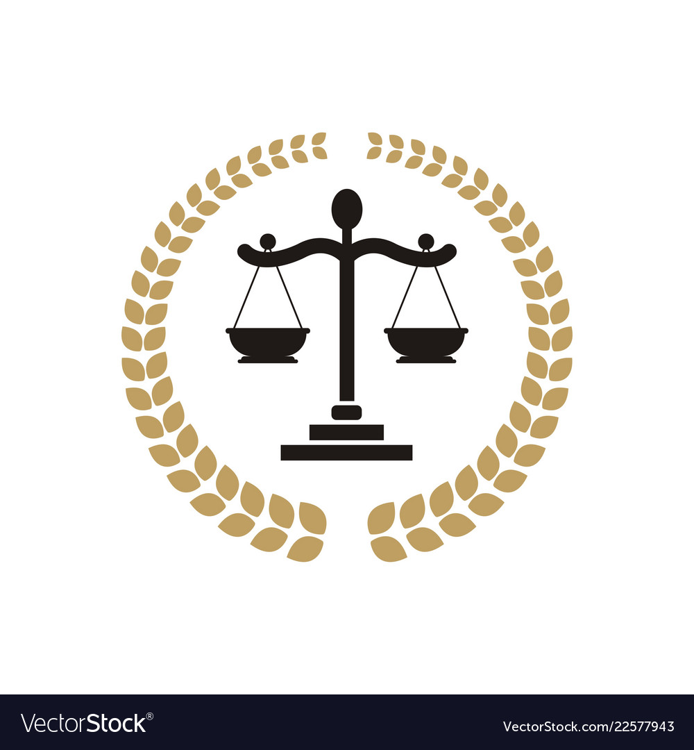 Law firm logo Royalty Free Vector Image - VectorStock