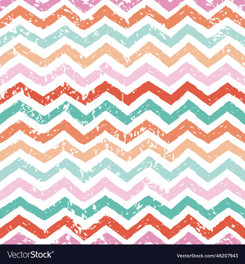 Pattern zig zag fun watercolor minimal background