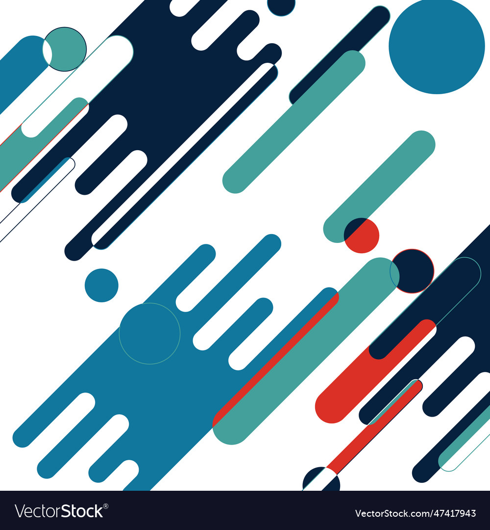 Rounded lines background vector image Rounded lines background