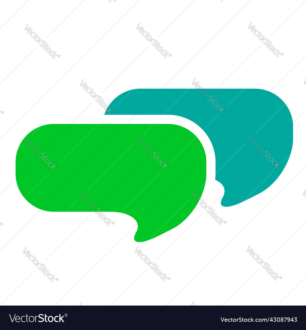 Speech talk bubble suitable for communication vector image Speech talk bubble suitable for communication