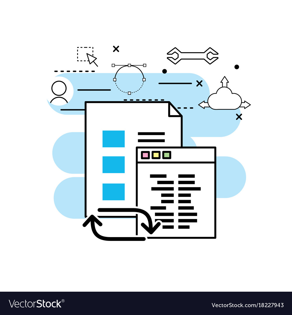 System-Programmiertechnik mit Website-Code
