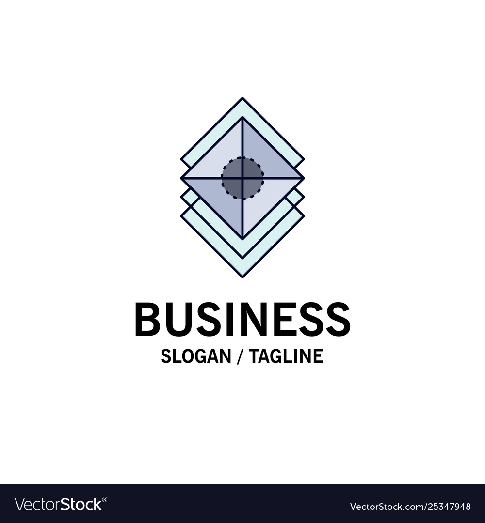 Arrange design layers stack layer flat color icon Vector Image Arrange design layers stack layer flat color icon