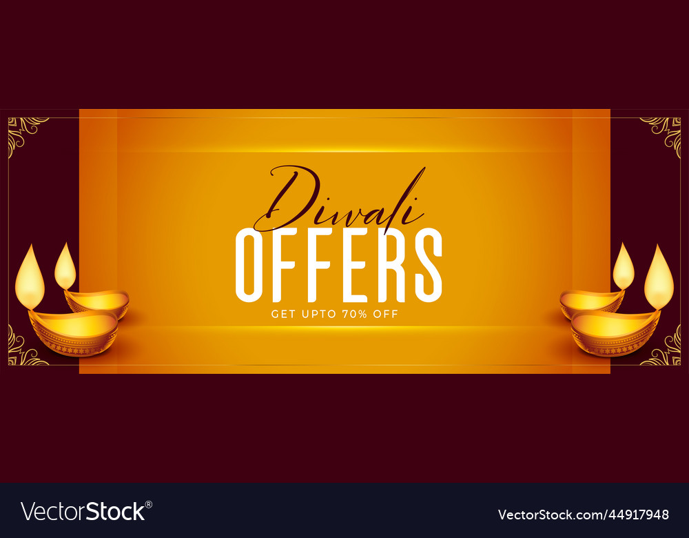 Cultural diwali offer banner with discount