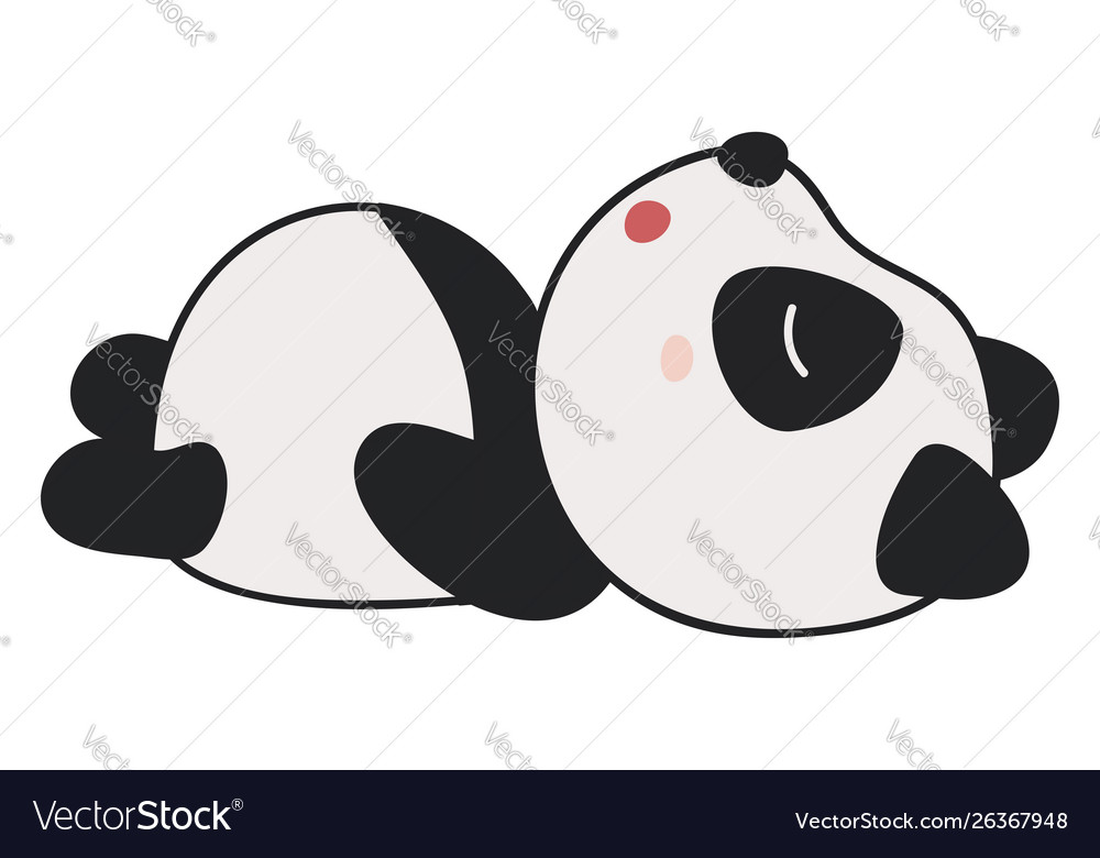 sleeping panda