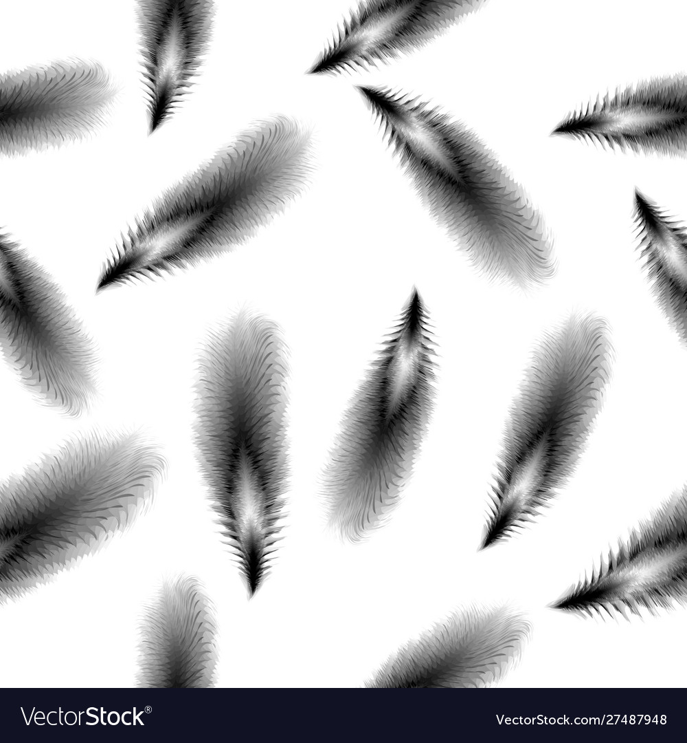 Feather seamless pattern boho style background Vector Image Feather seamless pattern boho style background