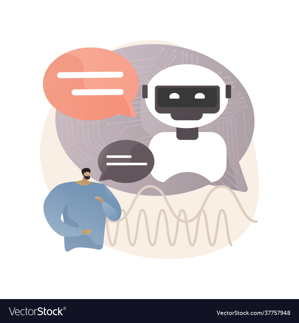 Natural language processing abstract concept vector image Natural language processing abstract concept