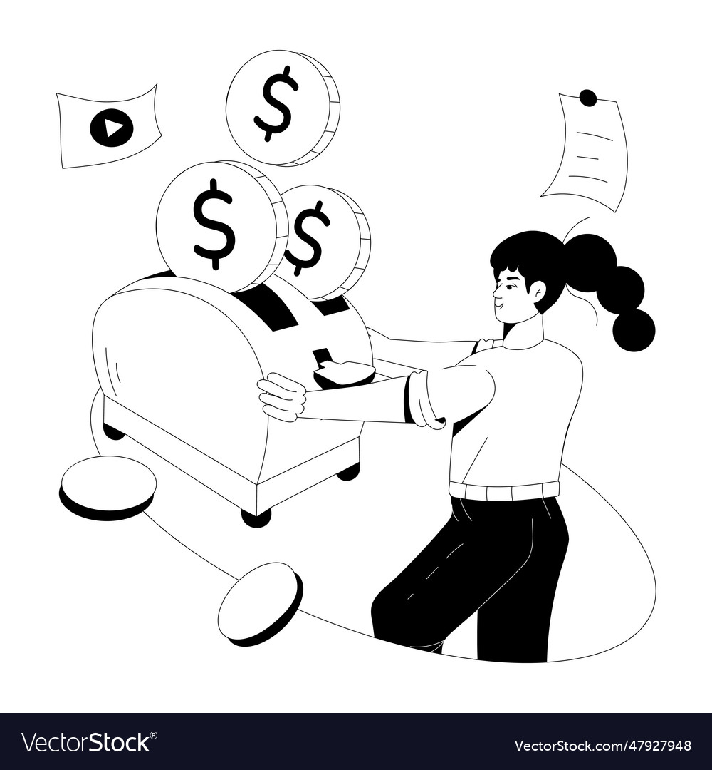 Paid video Royalty Free Vector Image - VectorStock