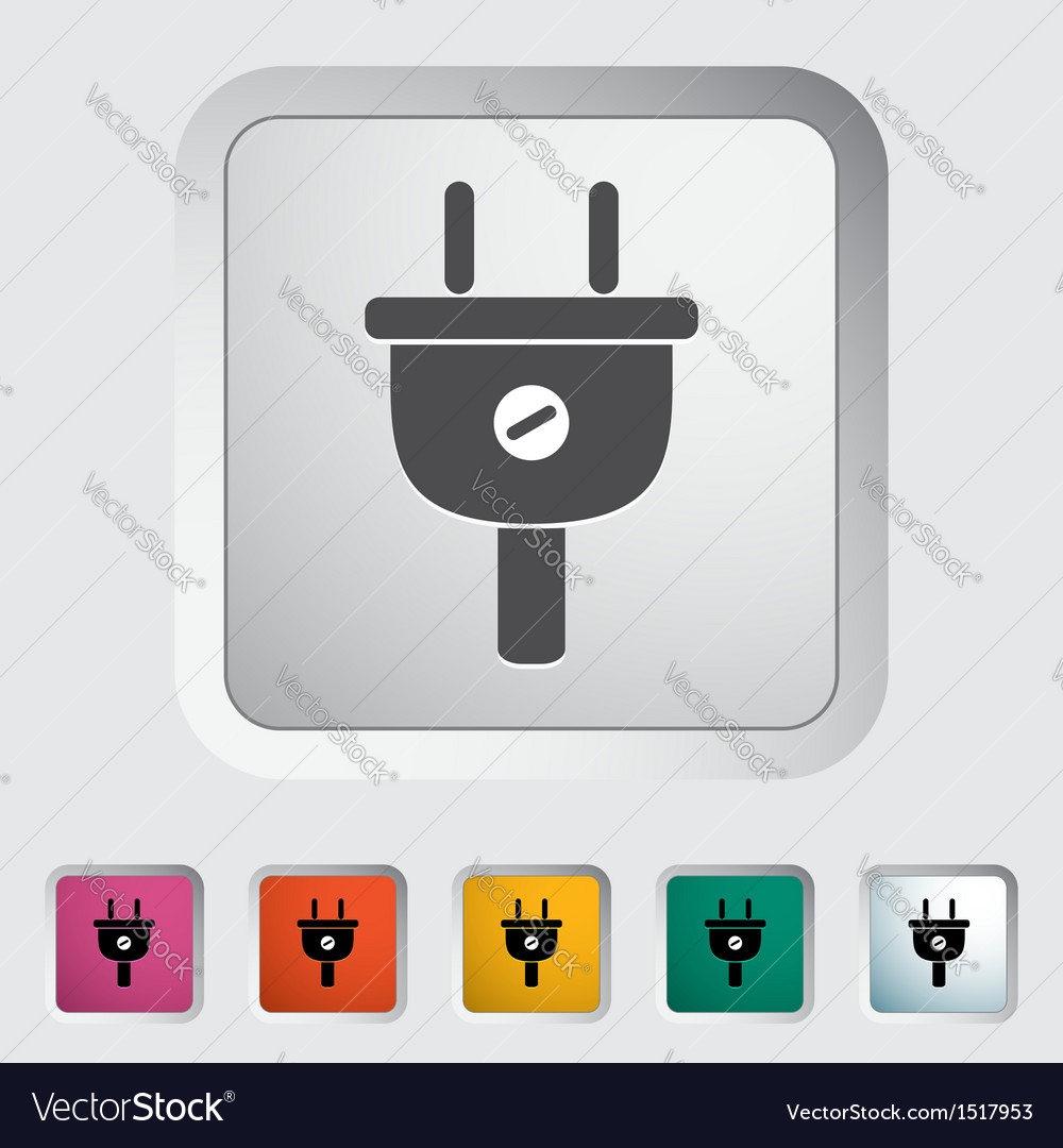 Electrical plug Royalty Free Vector Image - VectorStock