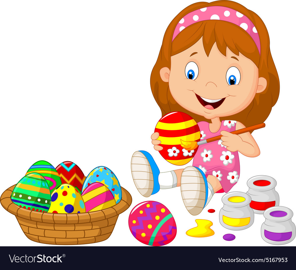 Girls on sale easter eggs