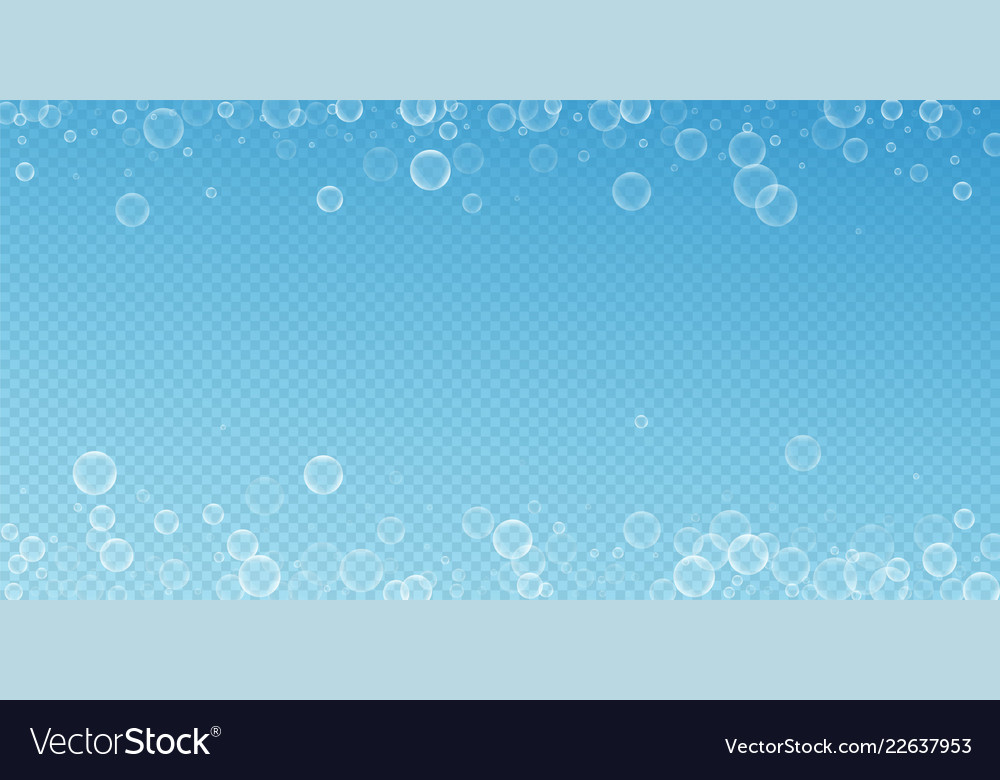 Random soap bubbles abstract background blowing b vector image Random soap bubbles abstract background blowing b