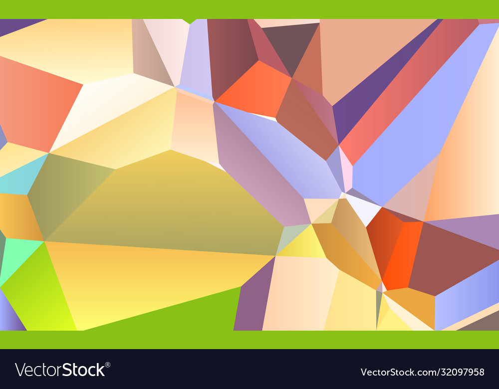 Abstract colorful geometric triangles background vector image Abstract colorful geometric triangles background