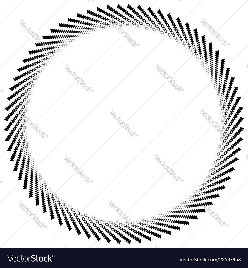 Abstract radiating lines element vector image Abstract radiating lines element
