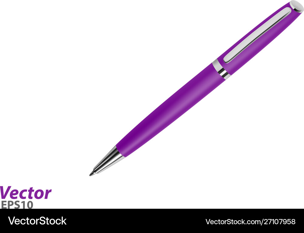Automatic ball pen Royalty Free Vector Image - VectorStock