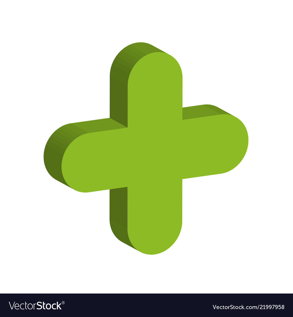 Button plus icon
